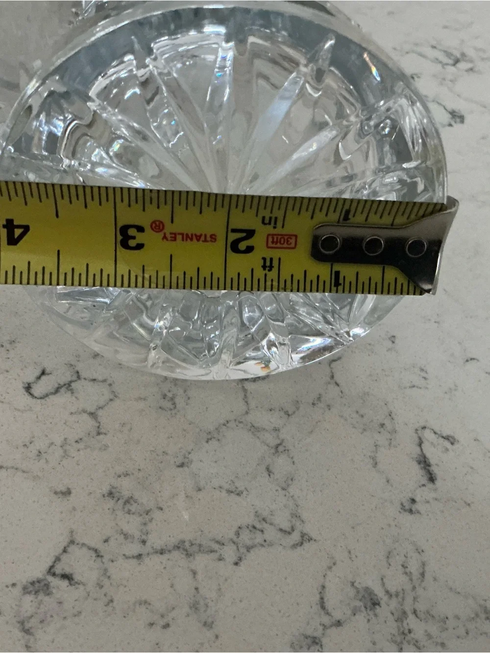 Vintage full lead crystal decanter with stopper BLOCk 16” hand cut crystal